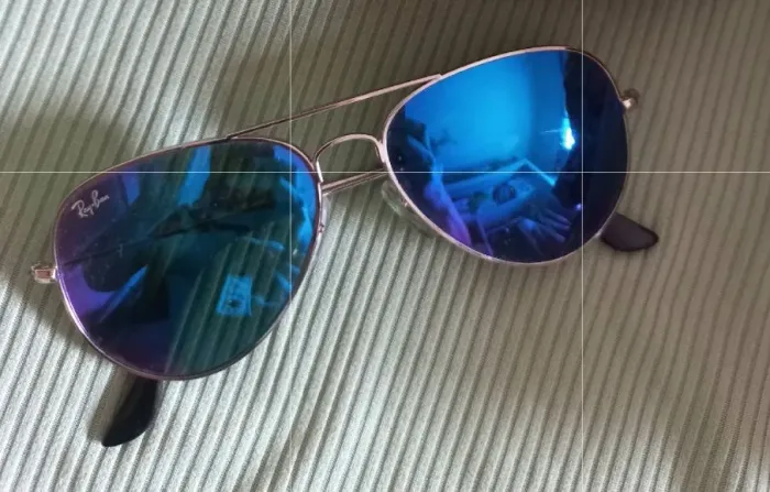 Óculos de sol Rayban espelhado 