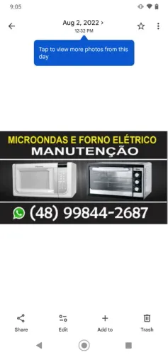 Manutenção de Microondas e Venda de Peças 