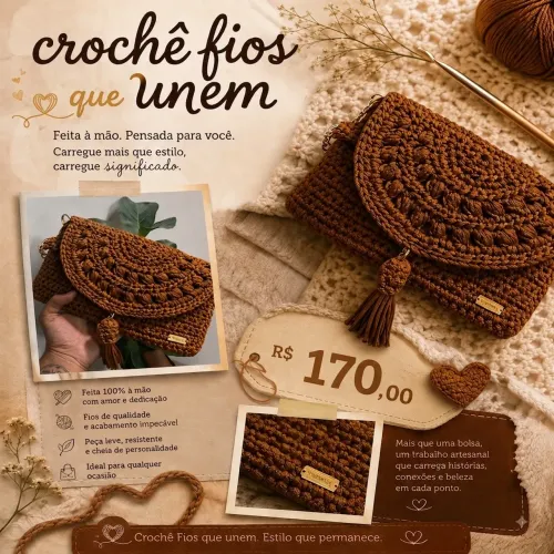 Bolsas de crochê 