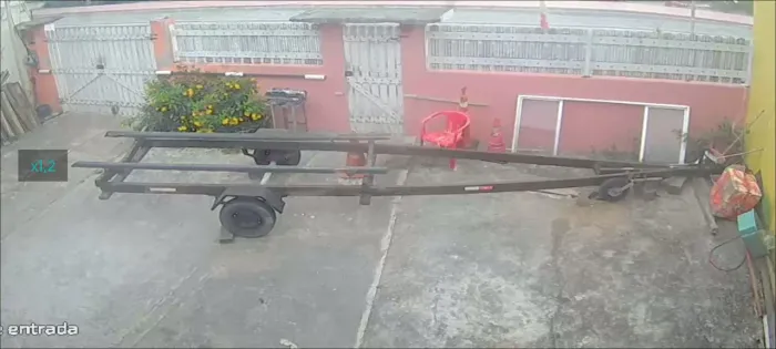 CARRETA DE MADEIRA para barco de até 7mt 