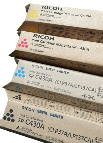 Toners Originais Ricoh Spc430/440 - Kit 4 Cores