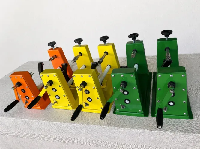 Máquina de Cortar Manga em Tiras