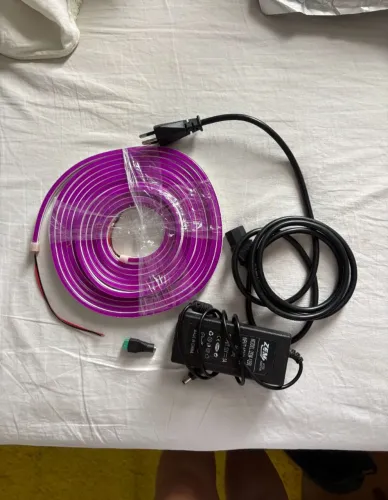 Fita Led mangueira Neon 5m púrpura Nordecorr