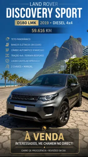 Land Rover Discovery Sport Landmark 2.0 4X4 Diesel 2019