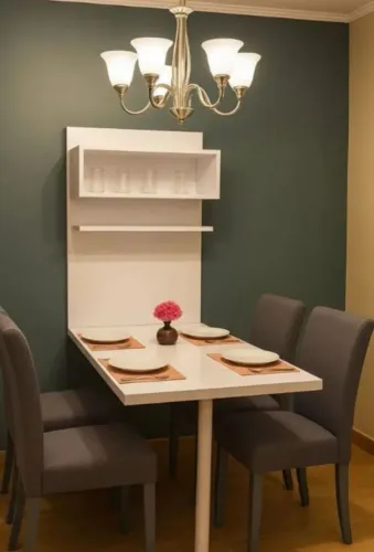 Mesa com 4 cadeiras peça já