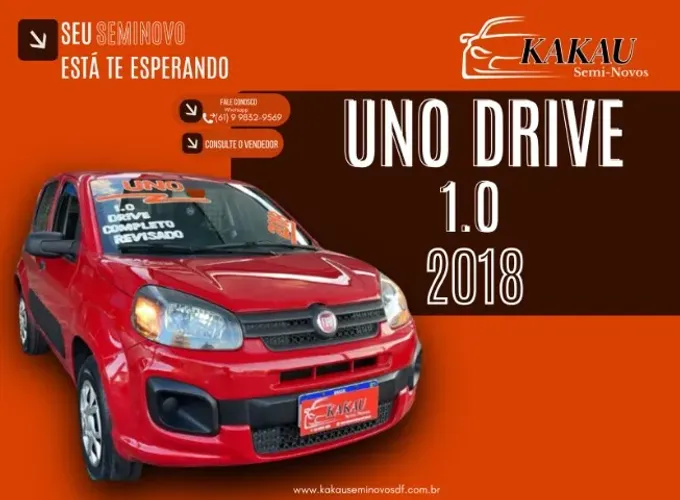 Fiat Uno Drive 1.0 Flex 6V 5P 2018