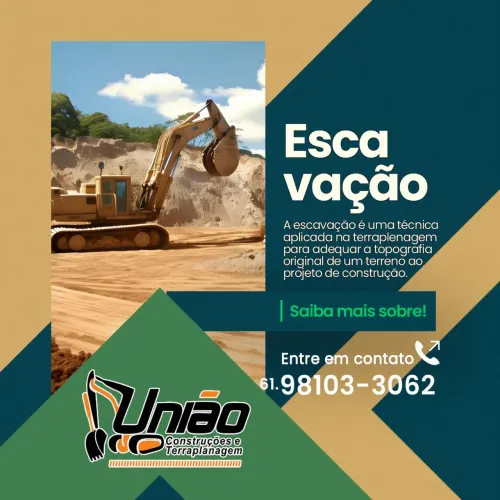 Terraplanagem e Construções união