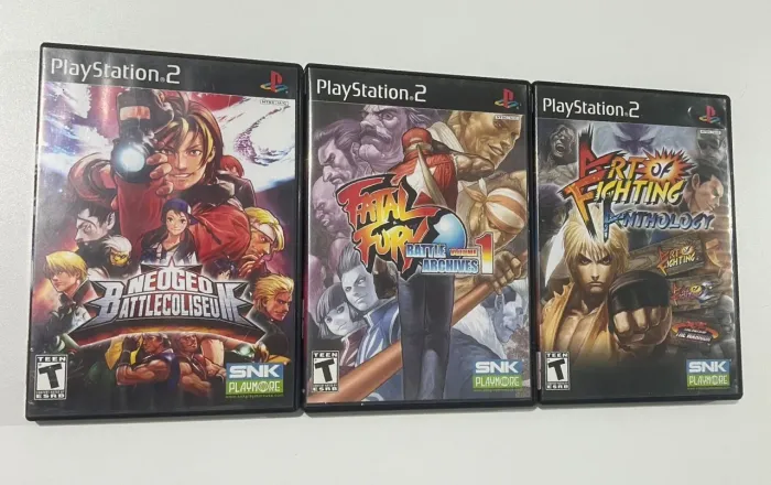 Combo jogos de luta da SNK ps2