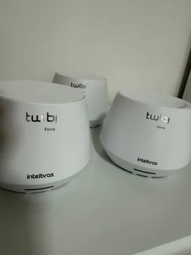 Roteador Mesh Sem Fio Wifi 6 1200mb Intelbras Twibi Force Ax Cor Branco