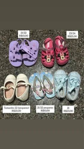 Calçados de menina