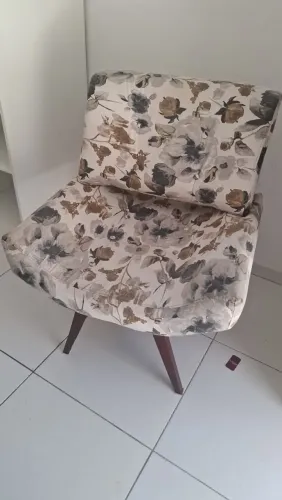 Poltrona estampada