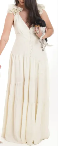 Vestido branco/off