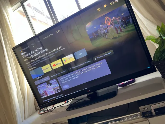 Tv 50° NÃOOO É SMART!!