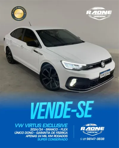 Volkswagen Virtus Exclusive 250tsi 1.4 Flex 16V AUT 2024