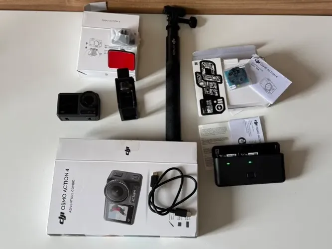 DJI Osmo Action 4 Adventure Combo | Estado de Nova | Completa | 3 Baterias