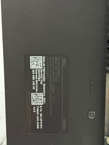 Monitor Dell P2719H quse novo