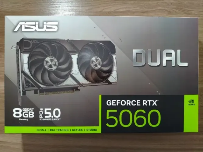 RTX 5060 ASUS DUAL SERIES 8GB NOVA LACRADA