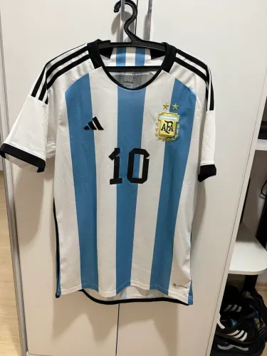 Camisa Argentina 2022 Messi 10 Adidas Original