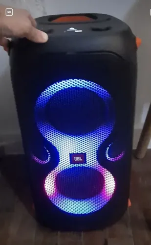 Caixa JBL Partybox 110 com nota fiscal, nova, ac Cartão