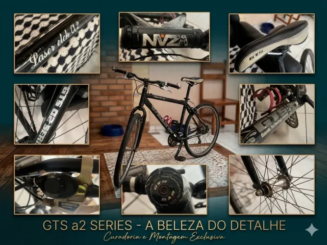 Bike GTS a2 Series Black Edition - Urbana Premium - Impecável e Exclusiva