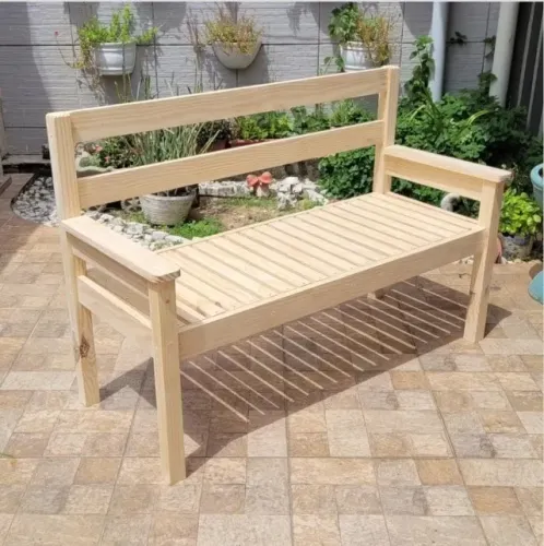 Banco Tipo Sofa em Madeira Pinus