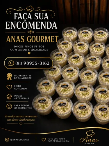 Doces Pavê para seu evento.