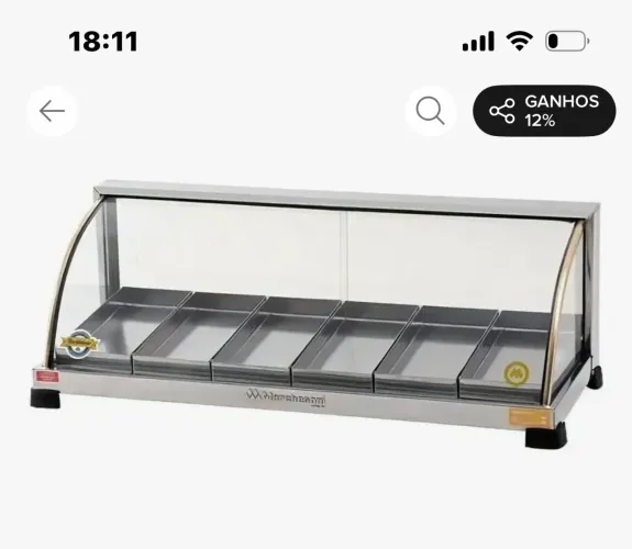 Vende se expositor de alimentos
