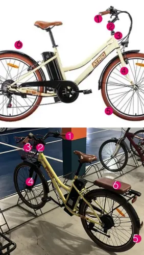 Bicicleta Elétrica Atrio Miami 350W - com Pneu Extra