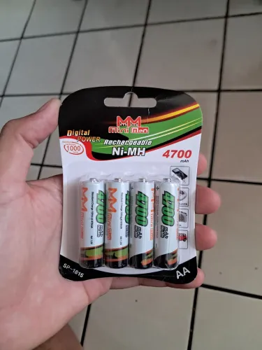 Pilhas recarregáveis