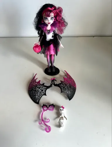 Monster High Draculaura Ghouls Rule original Boneca Doll usada Ótimo estado