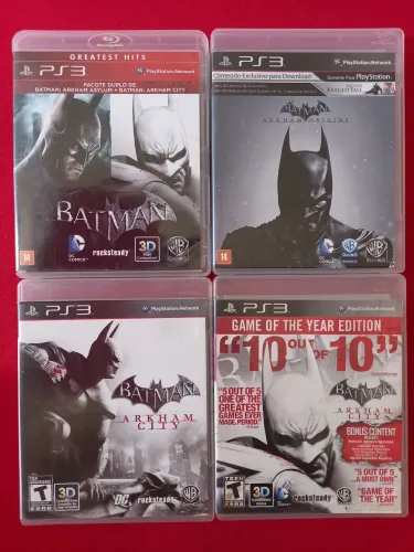 Jogos ps3 - Coleção Batman ps3