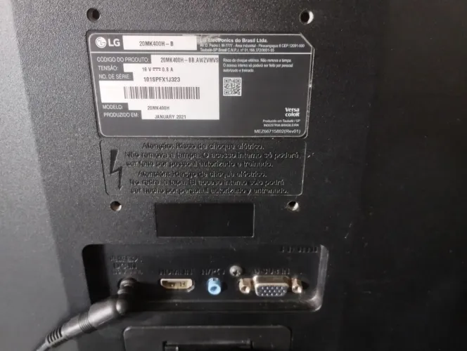 Vendo Monitor Gamer LG, 19.5 Pol., LED HDMI/VGA