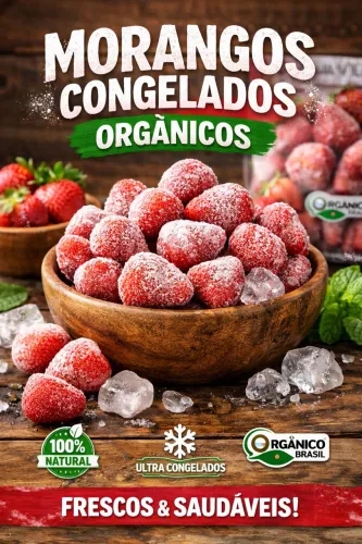 Morango congelado ORGÂNICO 