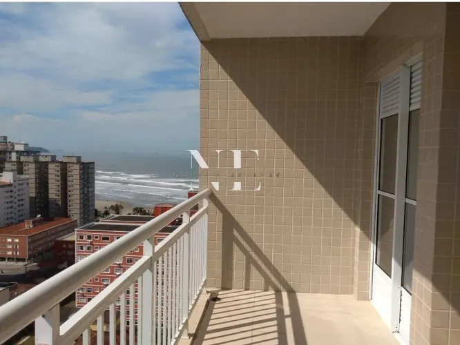 Apartamento para Venda em Praia Grande, Ocian, 3 dormitórios, 1 suíte, 2 banheiros, 2 vaga