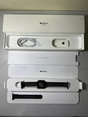 Apple Watch Series 3 38mm Cinza Espacial - OLX Pay - Faço Troca e Parcelo 18x