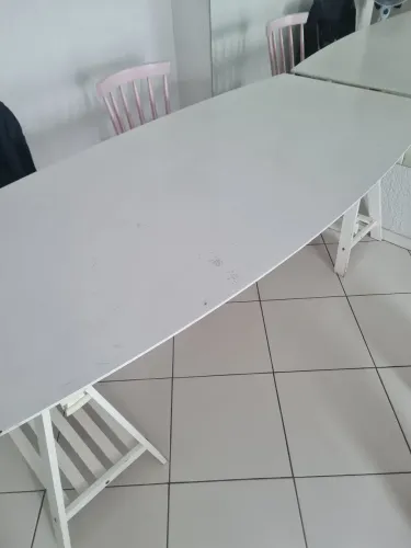 Mesa de JantarTokstok + Ikea, 2mt × 1mt Para 6- 8 Pessoas, Com 4 Cadeira Tok&Stok