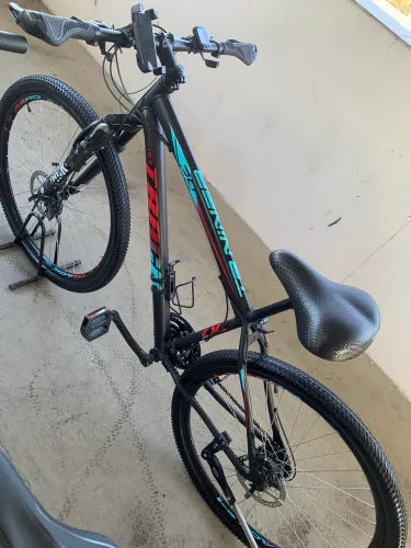 Bicicleta aro 29 com acessórios com nota