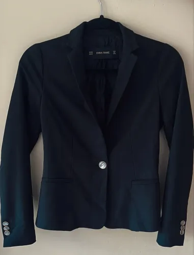 Blazer Zara Preto P