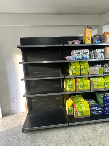 Expositor prateleira de Aço preto