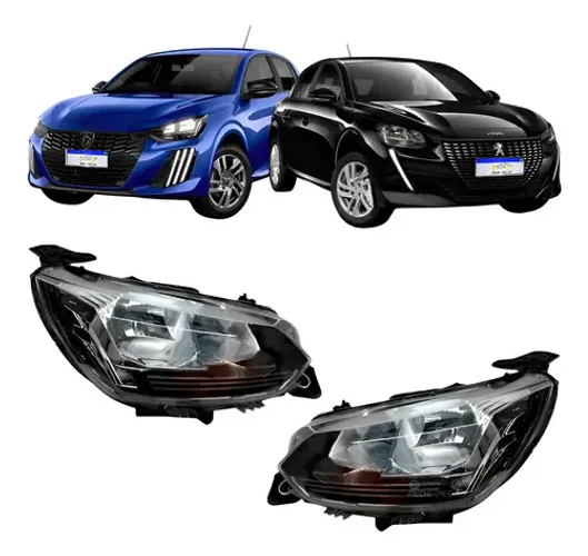 Par Farol Peugeot 208 2020 2021 2022 2023 2024 2025 Sem Led Ambos Lados