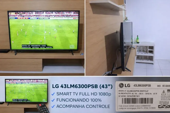 Smart TV LG 43? Full HD - funcionando perfeitamente