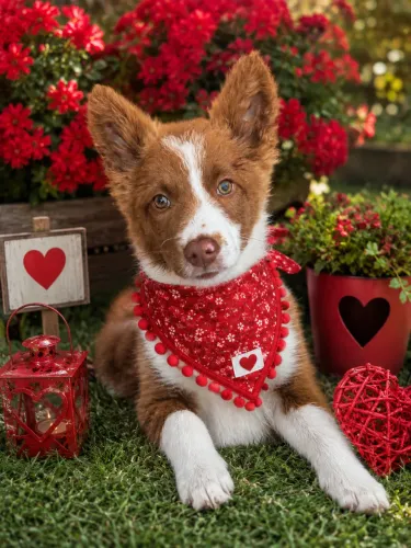 Perfeita filhote de border collie fêmea chocolate! Promoção