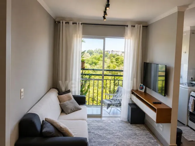 Apartamento com 2 dorm/ 1 vaga/ varanda/ Ao lado da PUC II Campinas-SP