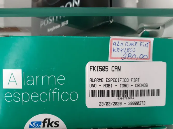 Alarme específico fiat mobi uno toro Cronos