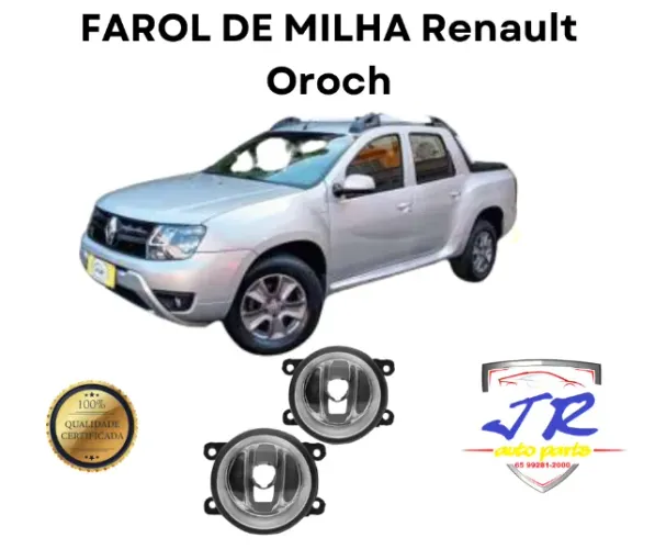 Par Farol De Milha Duster Oroch 2012