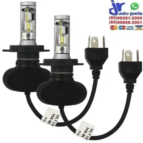Ultra Led Titanium H4 6000K 8000 Lumens