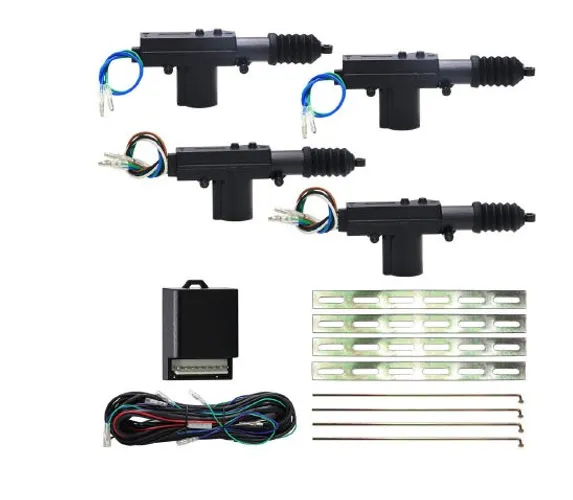 Kit Trava Elétrica Universal 4 Portas mono Serventia