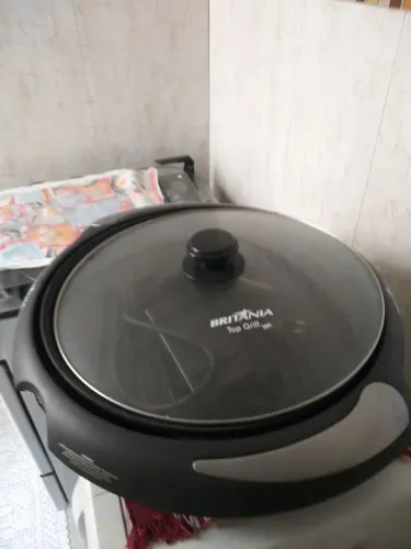 Top grill Britânia inox