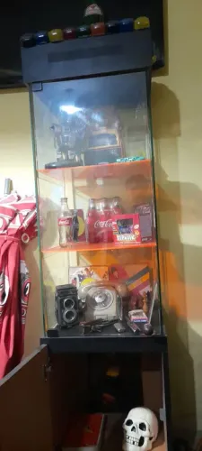 Vitrine expositora.