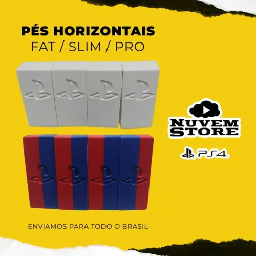Pés Horizontais PS4 Slim fat PRO